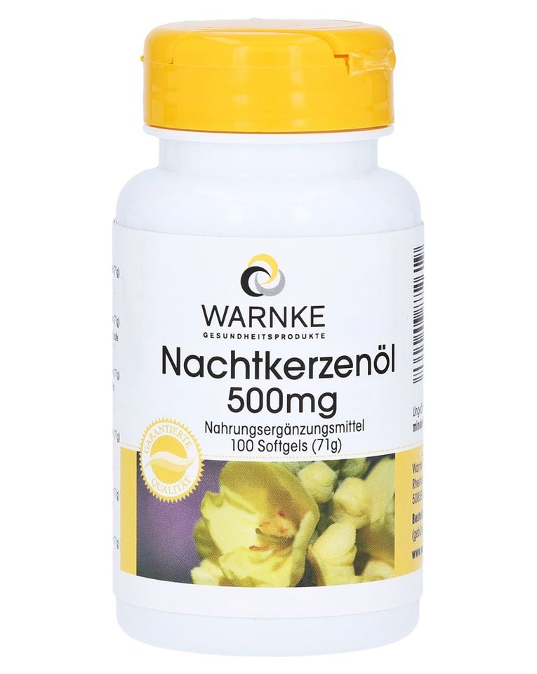 Tinh Dầu Hoa Anh Thảo Warnke Nachtkerzenol 500mg, 100 Viên - Cân Bằng Nội Tiết Tố